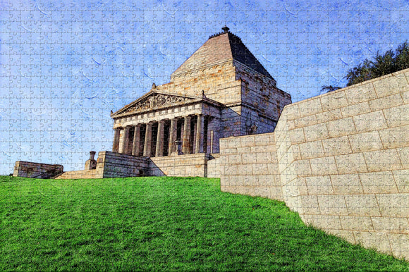 Australia Shrine of Remembrance Melbourne Jigsaw Puzzle Wooden 1000 Piece