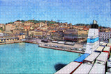 Italy Ancona Port Jigsaw Puzzle Wooden 1000 Piece