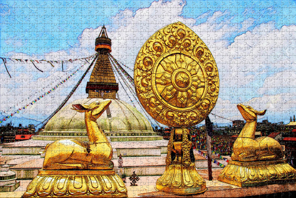 Nepal Jigsaw Puzzle Wooden 1000 Piece