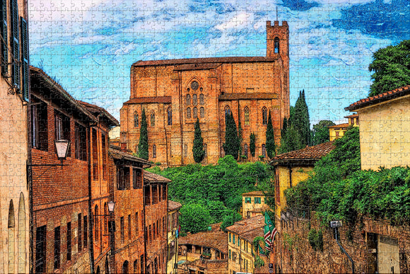 Italy Siena Jigsaw Puzzle Wooden 1000 Piece