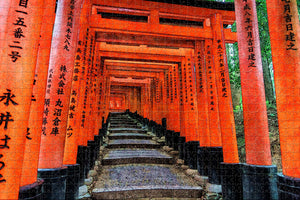 Japan Fushimi Inari-taisha Shrine Kyoto Jigsaw Puzzle Wooden 1000 Piece