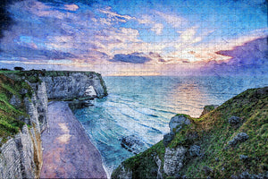 France Etretat Normandy Jigsaw Puzzle Wooden 1000 Piece