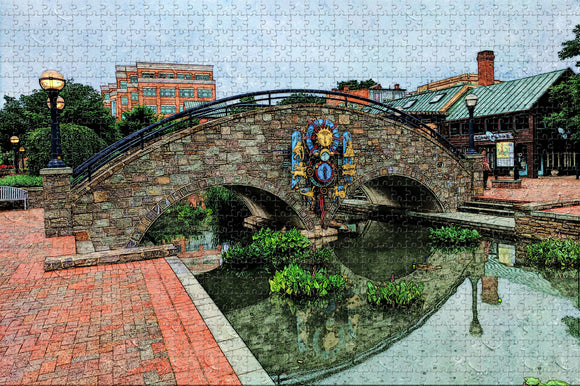 USA America Frederick Bridge Maryland Jigsaw Puzzle Wooden 1000 Piece