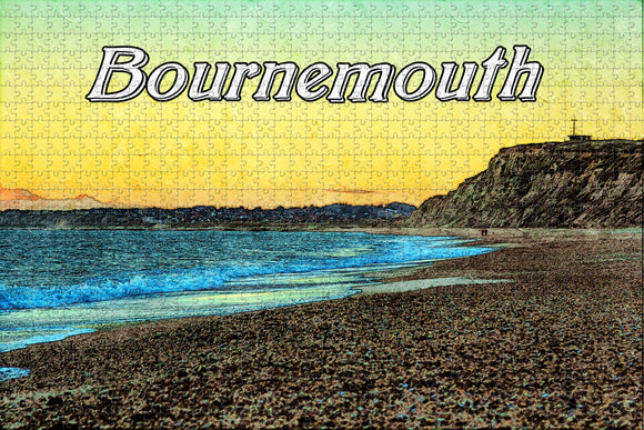 UK England Hengistbury Head Beach Bournemouth Jigsaw Puzzle Wooden 1000 Piece