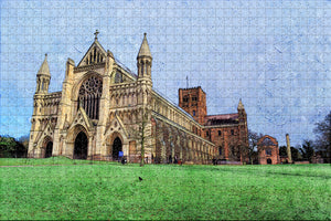 UK England St Albans Cathedral Jigsaw Puzzle Wooden 1000 Piece