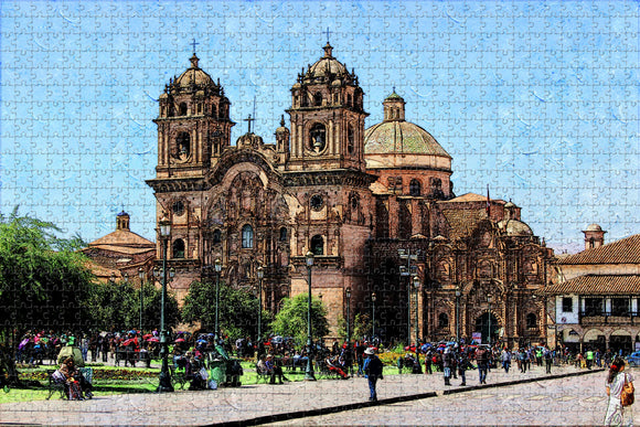 Peru Cusco Cathedral Jigsaw Puzzle Wooden 1000 Piece