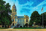 Courthouse Kosciusko Indiana USA Jigsaw Puzzle Wooden 1000 Piece