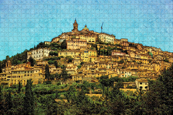 Italy Rocca Paolina Perugia Jigsaw Puzzle Wooden 1000 Piece