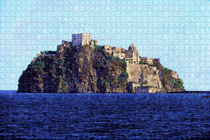 Italy Aragonese Castle Ischia Jigsaw Puzzle Wooden 1000 Piece