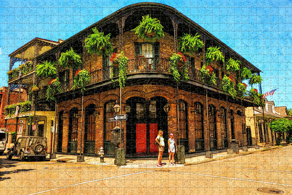 French Quarter New Orleans USA Jigsaw Puzzle Wooden 1000 Piece