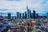 Germany Main Tower Frankfurt Jigsaw Puzzle Wooden 1000 Piece