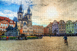 Czech Old Town Square Prague Jigsaw Puzzle Wooden 1000 Piece