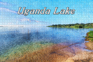 Uganda Lake Victoria Jigsaw Puzzle Wooden 1000 Piece