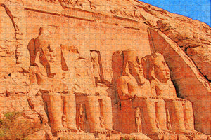 Egypt Abu Simbel Temples Aswan Jigsaw Puzzle Wooden 1000 Piece