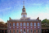 Independence Hall Philadelphia USA Jigsaw Puzzle Wooden 1000 Piece