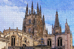 Spain Burgos Cathedral Jigsaw Puzzle Wooden 1000 Piece