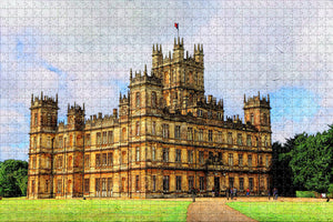 UK England Highclere Castle Newbury Jigsaw Puzzle Wooden 1000 Piece