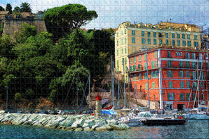 France The old Port Bastia Jigsaw Puzzle Wooden 1000 Piece