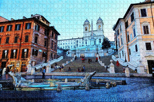 Italy Spanish Steps Jigsaw Puzzle Wooden 1000 Piece