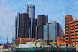 GM Renaissance Center Detroit USA Jigsaw Puzzle Wooden 1000 Piece