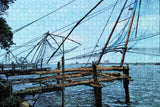 India Chinese Fishing Nets Kochi Jigsaw Puzzle Wooden 1000 Piece