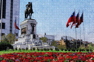 Monument General Baquedano Santiago Chile Jigsaw Puzzle Wooden 1000 Piece