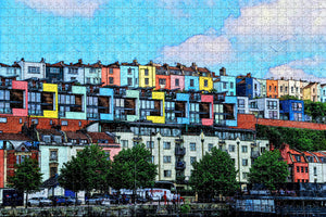 UK England Color House Bristol Jigsaw Puzzle Wooden 1000 Piece