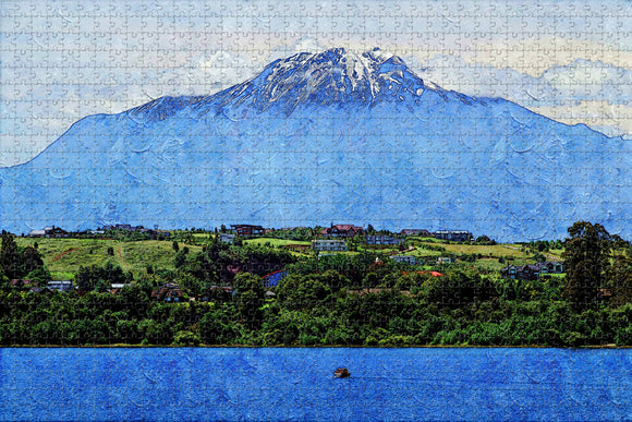 Chile Lago Llanquihue Puerto Varas Jigsaw Puzzle Wooden 1000 Piece