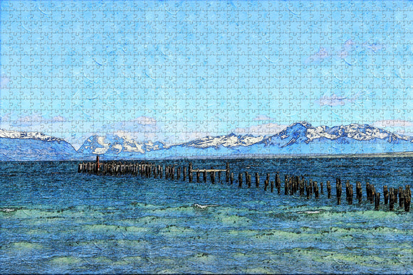 Puerto Natales Patagonia Chile Jigsaw Puzzle Wooden 1000 Piece