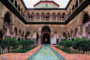 Spain Real Alcazar Seville Jigsaw Puzzle Wooden 1000 Piece