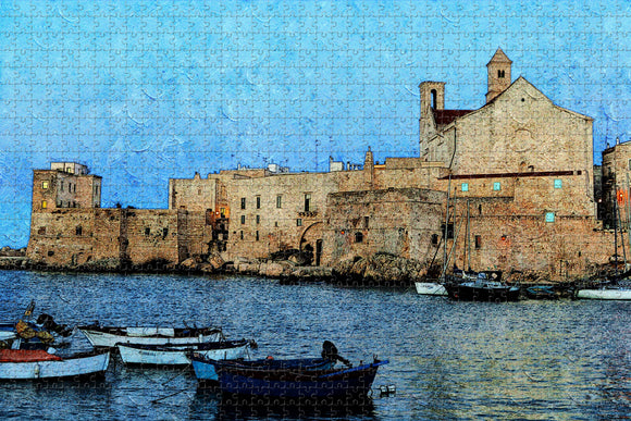 Italy Basilica San Nicola Bari Jigsaw Puzzle Wooden 1000 Piece