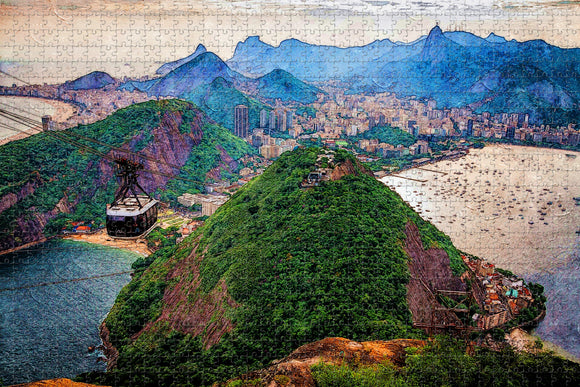 Brazil Camboriu Jigsaw Puzzle Wooden 1000 Piece