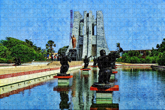 Accra Ghana Jigsaw Puzzle Wooden 1000 Piece