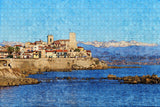 France Old Town Juan-les-Pins Antibes Jigsaw Puzzle Wooden 1000 Piece