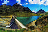 Chaglla Hydropower Station Peru Jigsaw Puzzle Wooden 1000 Piece