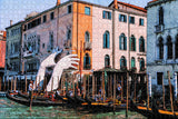 Statue Venice Italy Jigsaw Puzzle Wooden 1000 Piece