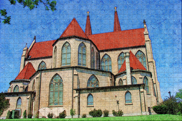 Helena Cathedral Montana USA Jigsaw Puzzle Wooden 1000 Piece