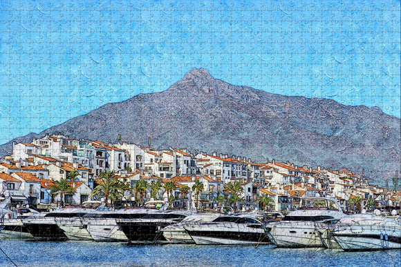 Spain Marbella Jigsaw Puzzle Wooden 1000 Piece