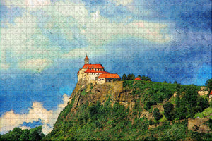 Austria Riegersburg Styria Castle Jigsaw Puzzle Wooden 1000 Piece