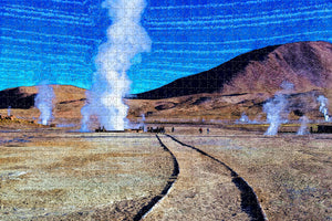 Geyser del Tatio Atacama Chile Jigsaw Puzzle Wooden 1000 Piece