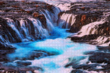 Iceland Selfoss Waterfall Husavik Jigsaw Puzzle Wooden 1000 Piece