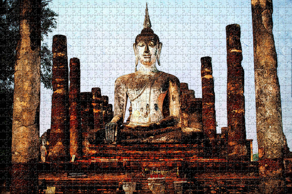 Thailand Sukhothai Historical Park Jigsaw Puzzle Wooden 1000 Piece