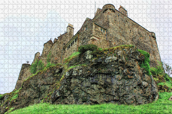 UK England Isle of Mull Duart Castle Jigsaw Puzzle Wooden 1000 Piece