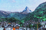 Switzerland The Matterhorn Zermatt Jigsaw Puzzle Wooden 1000 Piece