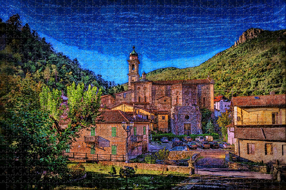 Garessio Italy Jigsaw Puzzle Wooden 1000 Piece