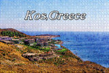 Greece Paradise Beach Kardamena Beach Kos Jigsaw Puzzle Wooden 1000 Piece