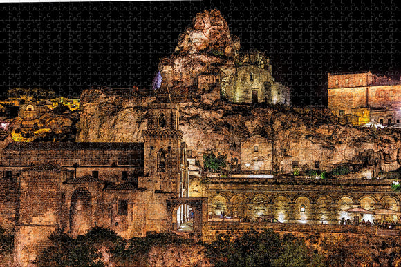 Italy Matera Jigsaw Puzzle Wooden 1000 Piece