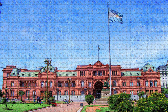 Casa Rosada Buenos Aires Argentina Jigsaw Puzzle Wooden 1000 Piece