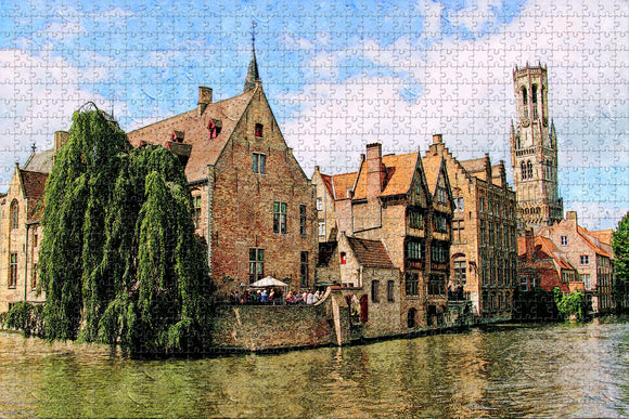 Belgium Belfort Bruges Jigsaw Puzzle Wooden 1000 Piece