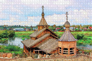 Russia Borovsk Jigsaw Puzzle Wooden 1000 Piece